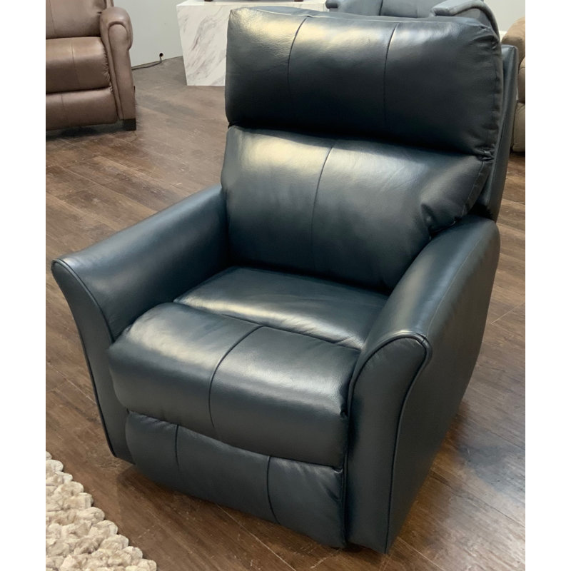 Stardust Leather Headrest Recliner, Laurent Ocean, Manual/Wall Recliner