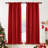 Room Darkening Rod Pocket Thermal Insulated Blackout Curtains (Set of 4)-1131897068-1131898654
