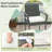 Leahla Polyethylene (PE) Wicker Outdoor 30'' Bar Stool with Cushion