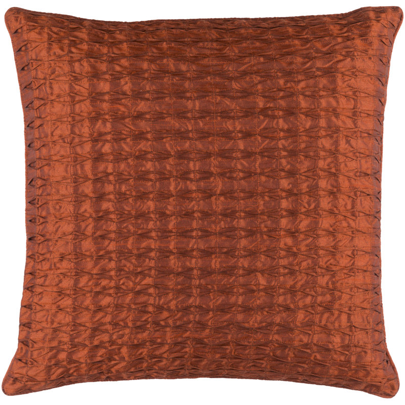 Rutledge Down Throw Pillow, 18" H x 18" W x 4" D, Eggplant