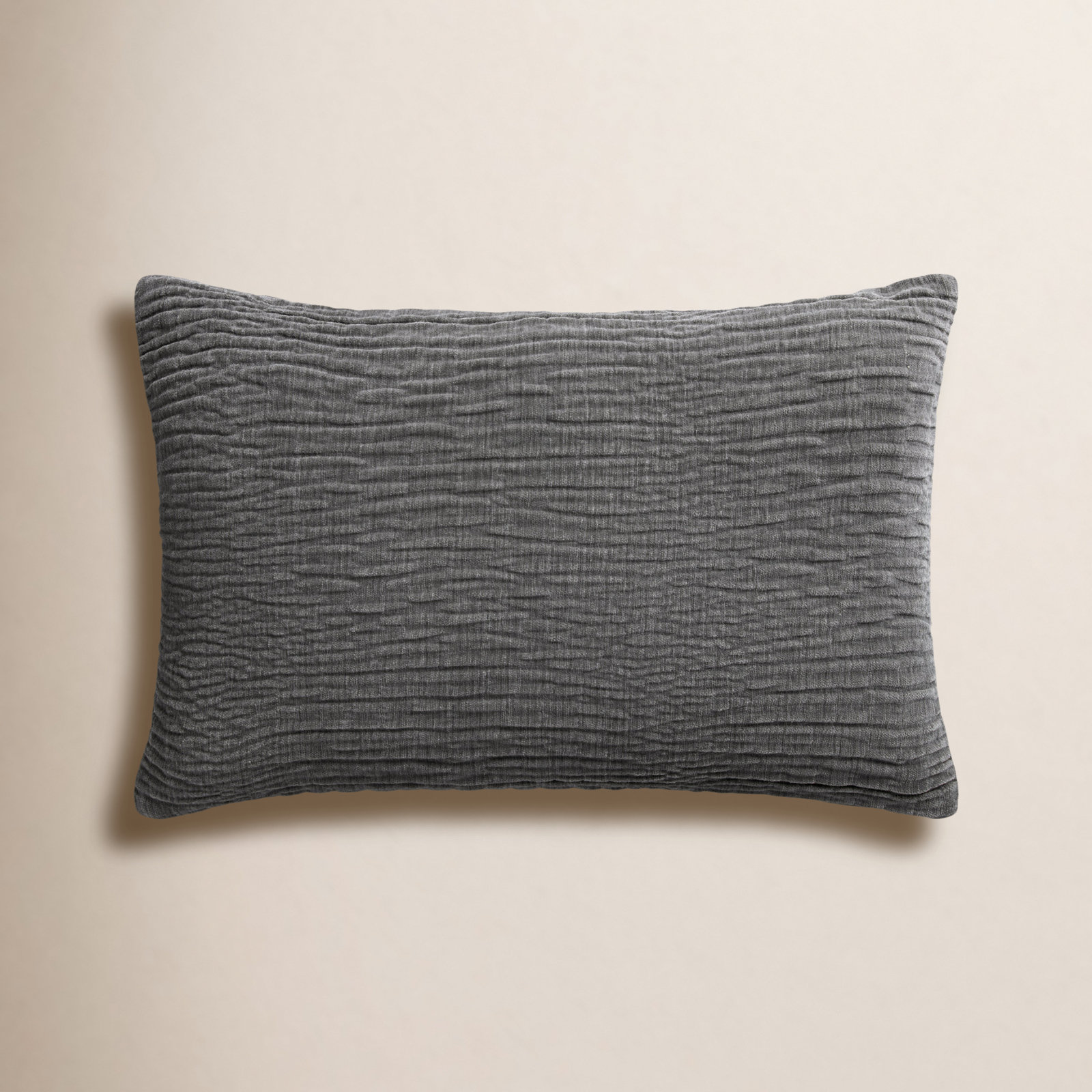 Edan Throw Pillow, 26" x 16", Gray, Pillow Cover Only - No Insert