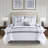 Hotel Style Embroidered 8 Piece Comforter Set