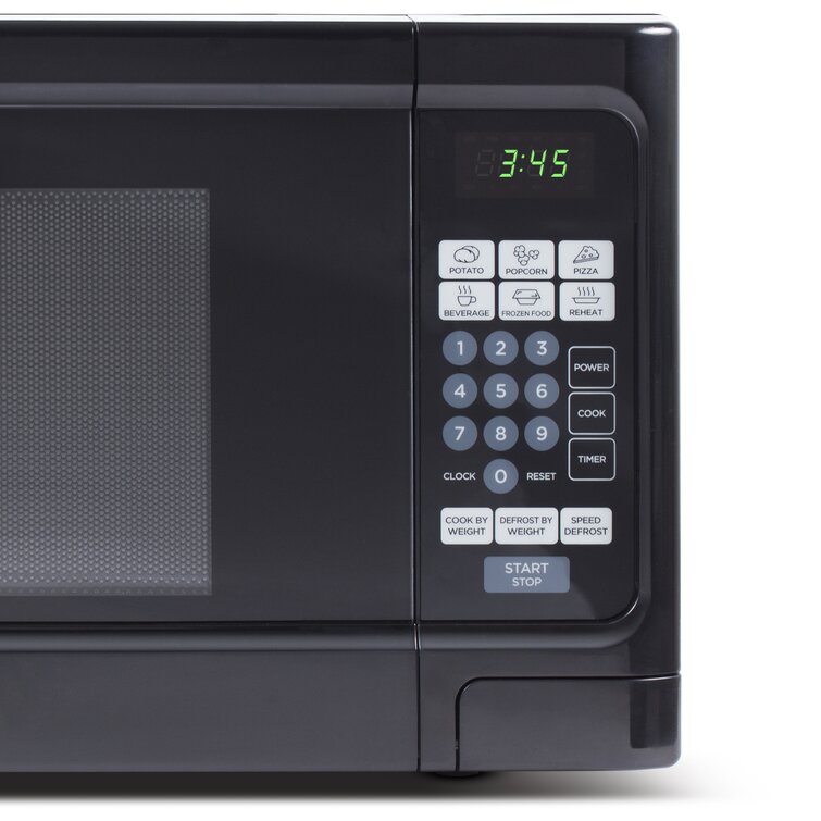Commercial Chef CHM9MS COMMERCIAL CHEF Small Microwave 0.9 Cu. Ft.Countertop  Microwave with Touch Controls & Digital Display, Stainless Steel