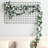 4PCS 8.2FT Flower Garland, Artificial Rose Garland Hanging Rose Ivy, Hanging Basket Wedding Arch Garden Backdrop Decoration, Blue-1978098802
