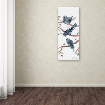 Berkley 'Three Birdies' Canvas Art
