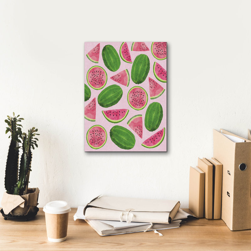 «Watermelons» par Elizabeth Caldwell, art mural, H 16 po x l 12 po