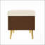Banc de rangement avec repose-pieds Modern-800616713