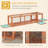 PawHut Outdoor Cat Tunnel with Extendable Design for Deck Patios-488509405