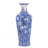 D9.1x24.4" Blue And White Porcelain Vase