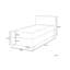 Garnich Upholstered EU Single - 90 X 200 Cm Divan Bed with Mattress-40554683