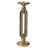 Candle Holder, Antique Gold Tabletop Accent, 14 Inch Keyhole Stem-123275104