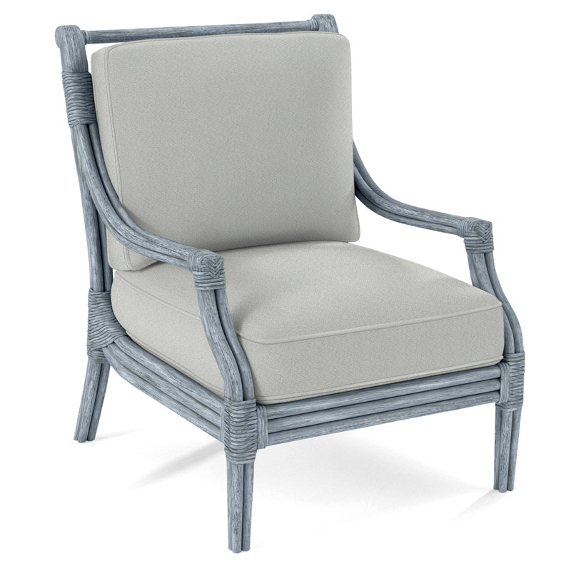 Inveron Upholstered Armchair, Sea Glass, Elite Ivory; 0321-91