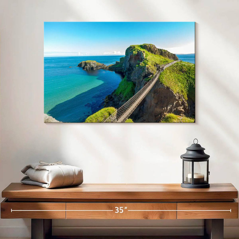 Lilie Carrick A Rede Rope Bridge, 16" H x 24" W