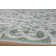 Tapis oriental vert / blanc Parnag
