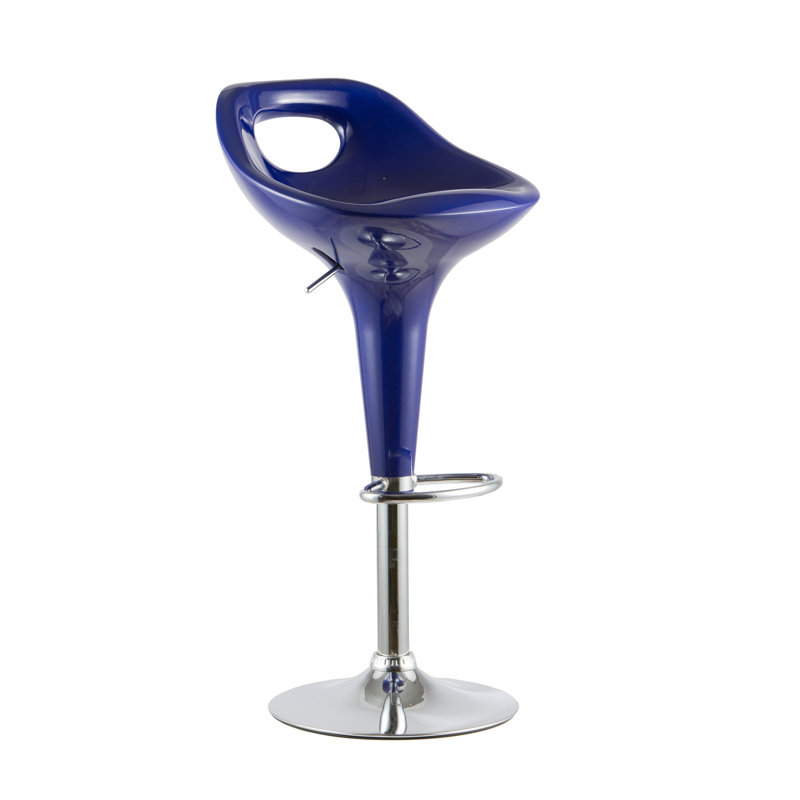 Tabouret de bar pivotant à hauteur réglable, Bleu