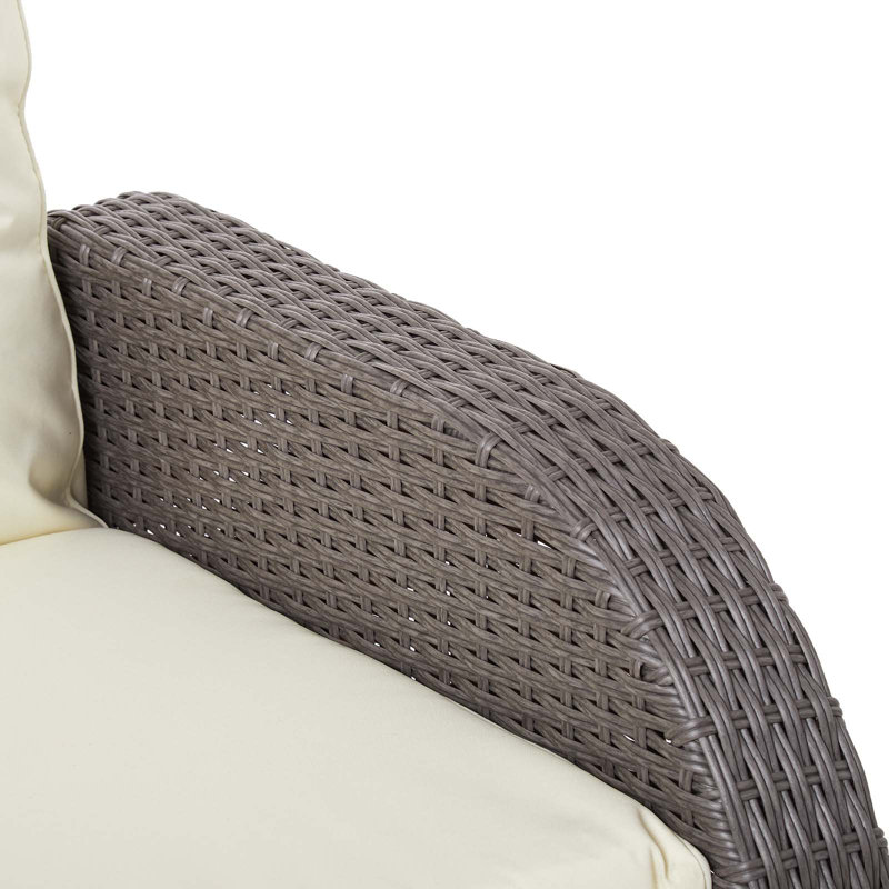 Francina Swivel Wicker Outdoor Lounge Chair