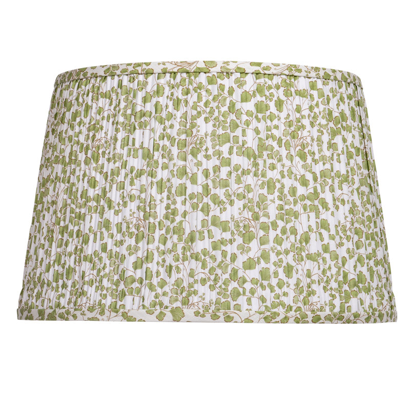 Maiden Fern Empire Lamp Shade, Green/Ivory