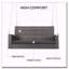 Banc pivotant suspendu en osier pour 2 personnes avec coussins, gris