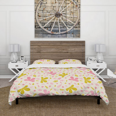 Polyester Floral Duvet Cover