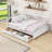 Full Size Daybed Wood Bed with Two Drawers-1187796113