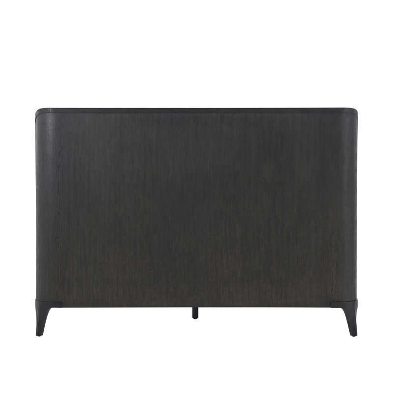Rome Upholstered Wingback Bed