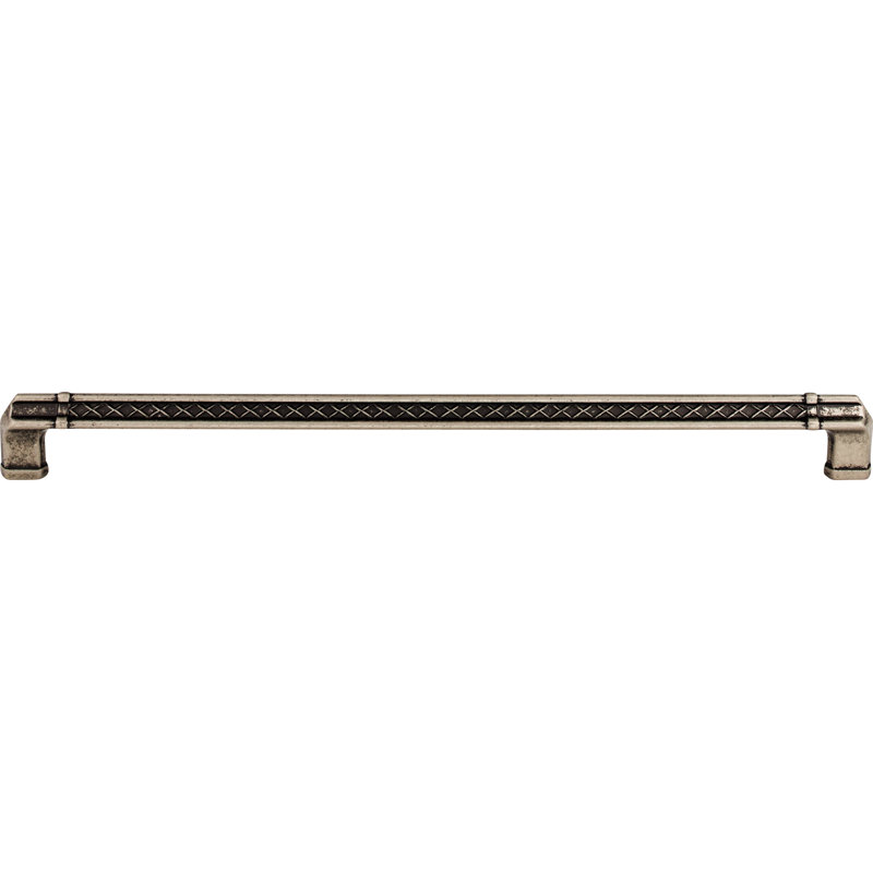 Tower Bridge Bar pull, Pewter Antique, 12" Center to Center