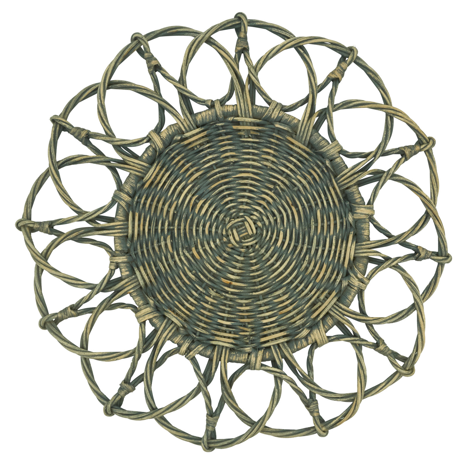 Nicola Rattan Placemat, Gray