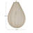 40 Watt Hanging Cocoon Fabric Pendant Lamp