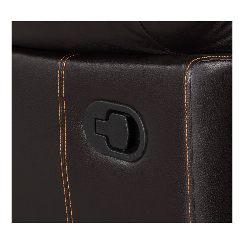 Canapé inclinable en cuir Global United