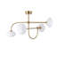 Annalysa Glass Semi Flush Mount