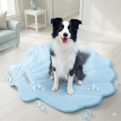  Washable Dog Cooling Mat, 35" x 33", Thick & Durable, Foldable Pet Cooling Pad for Indoor & Outdoor Use