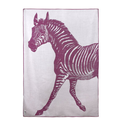  Jeté en laine Zebra
