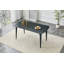 Modern Sintered Stone Dining Table With Rounded Corners And Accents