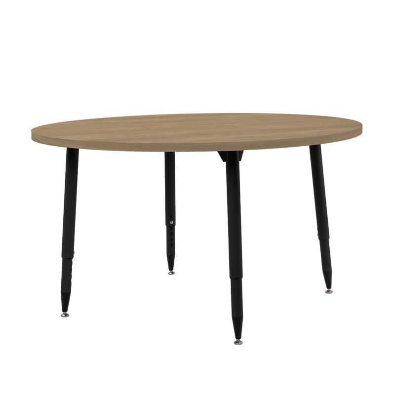 Table d'activité 48 po Adapte, 48 po x 36 po, Chêne Pasadena / noir