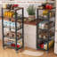 107cm H x 28cm W Storage Rack with Wheels
