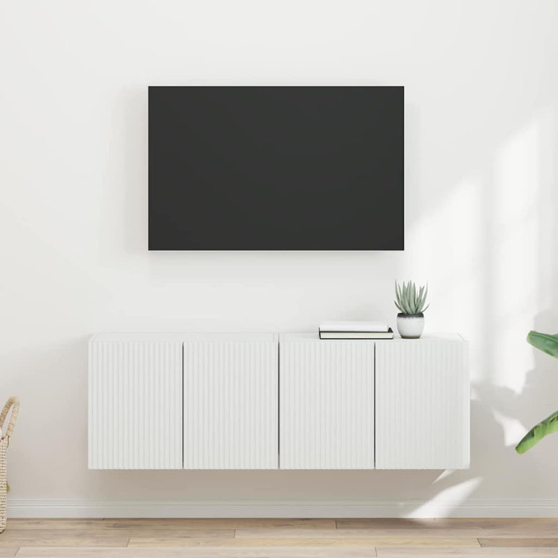 Unfinished TV Stand for TVs up to 28", White