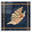 «Seashell on Navy V» par Cindy Jacobs, art mural en verre acrylique-928652085