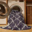 Tapis mauve lavable à la machine-17956258