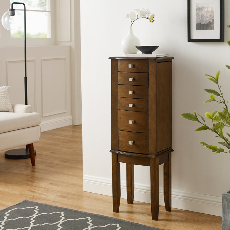 14'' Wide Freestanding Jewelry Armoire