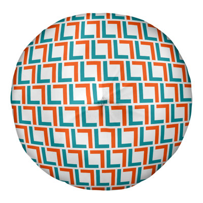 Geometric Reversible Throw Pillow