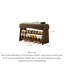 Banc de rangement pour chaussures en bois massif