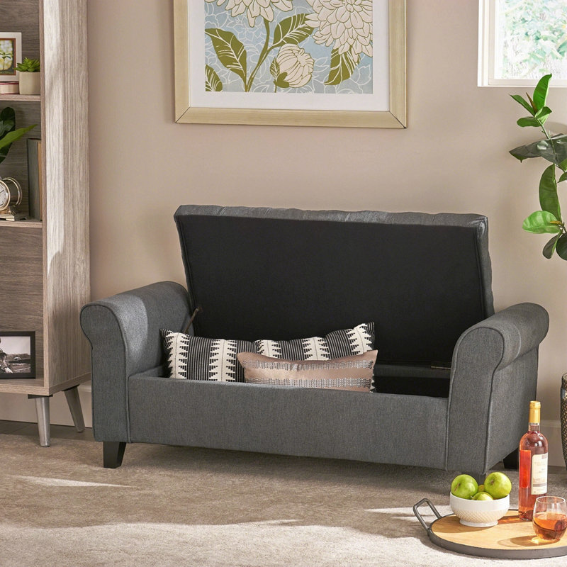 ARMED STORAGE BENCH