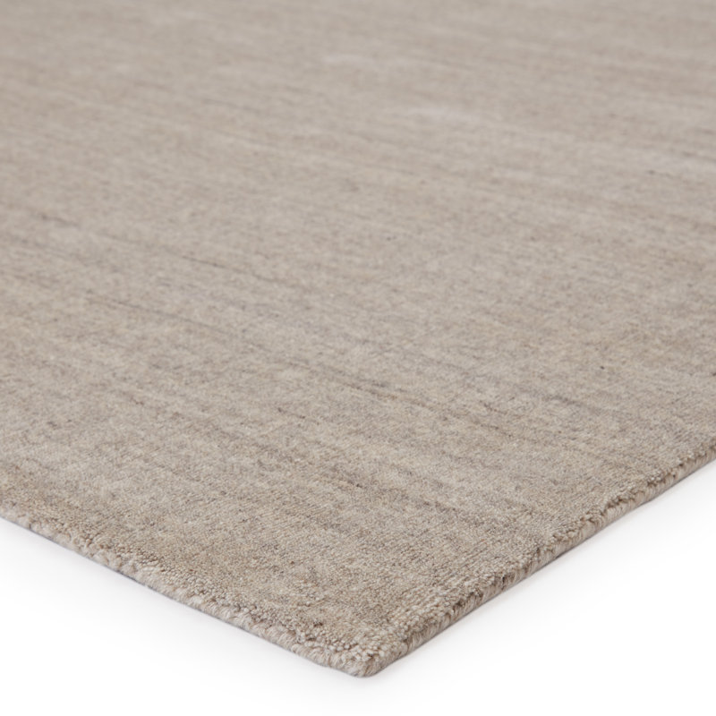 Tapis gris en laine Corien, Rectangle 12 pi x 15 pi