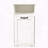 Laundry Cabinet with Divided Hamper and Removable Liner Bags