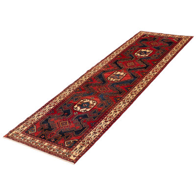Anadol Navy, Red Rug 3'3" x 10'8"