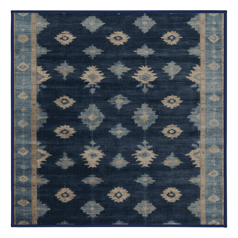 Tapis gris lavable à la machine, Rectangle 5 pi x 8 pi