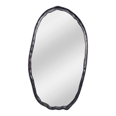 Miroir mural, ovale, contemporain
