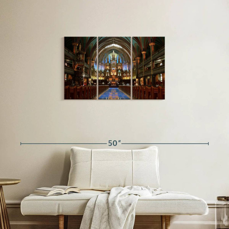 Adella Inside Notre Dame Basilica, 20" H x 33" W