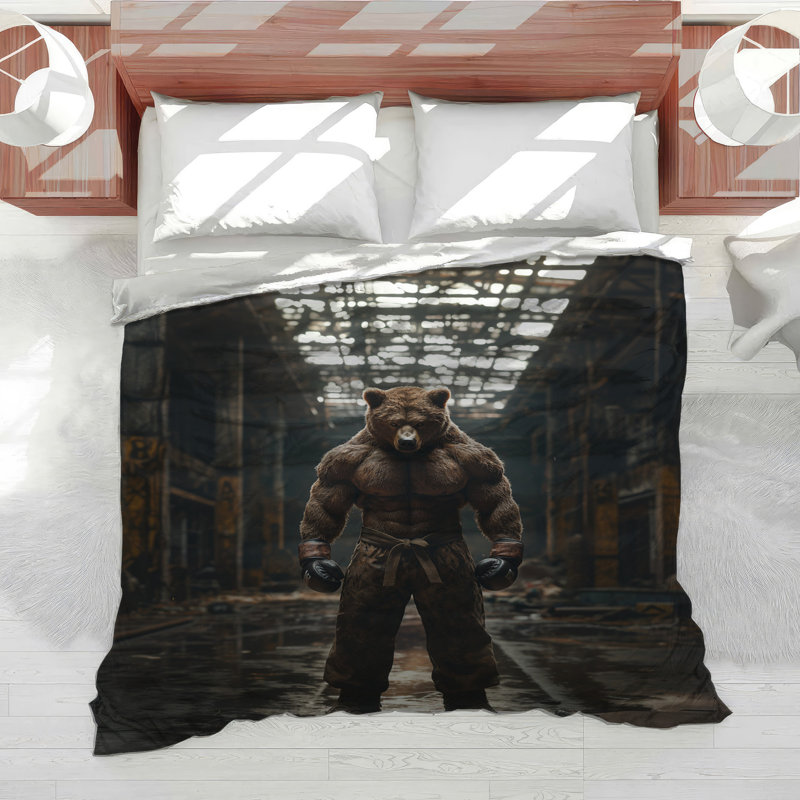 Édredon Bear, Édredon simple