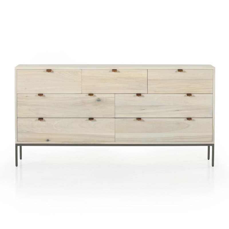 Trey 7 - Drawer Dresser, Dove Poplar